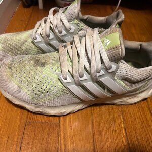 adidas Ultra Boost Web DNA Dash Grey Pulse Lime size 10 beaters trashed